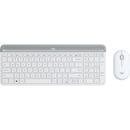 LOGITECH Mk470 Slim Wrls Kb Mouse White 920-009443